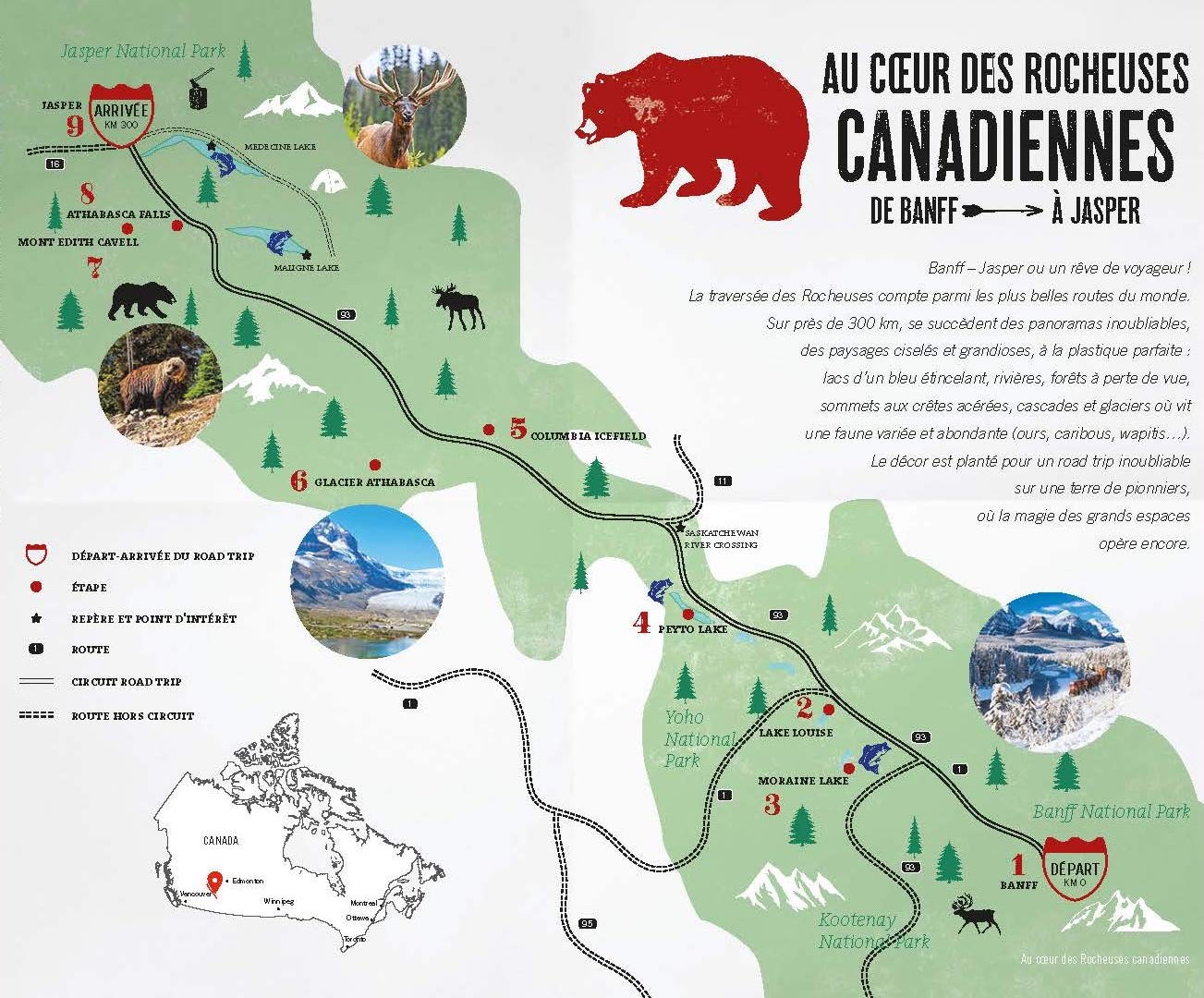  OK Notre Itin raire Dans Les Rocheuses Canadiennes Let s Move Around 